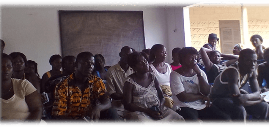 Loan Client Training on record Keeping at Koforidua