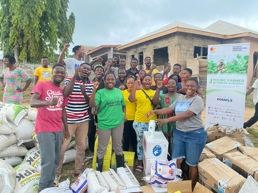 Distribution of Agricultural inputs to the young farmers