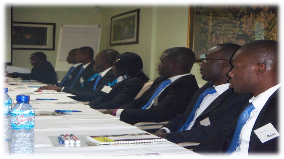 Banking Officers During our Training at Forest Hotel