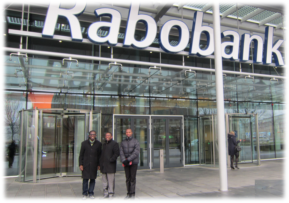 Quente Africa Team in a Working Visit to Rabobank, Netherland [Lady in the Middle Is the Africa Director for Rabobank]